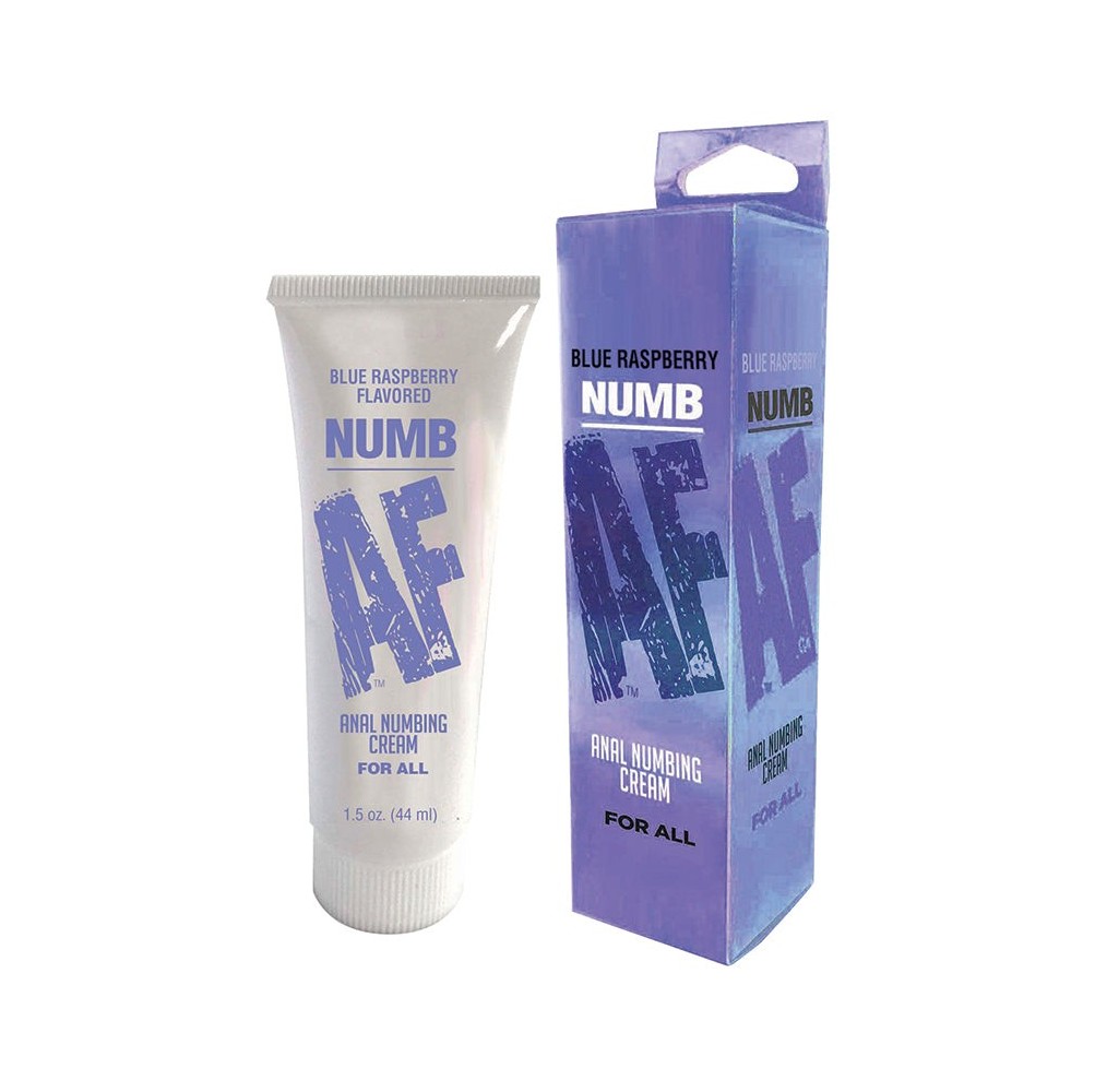 Numb AF Anal Numbing Cream-Blue Raspberry 1.5oz